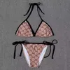 Designer damskie stroje kąpielowe 2024 mieszane luksusowe marki projektanci damskich zestawów bikini bikini sexy przezroczysty pasek kształt kąpielowy panie kostium kąpiel