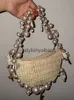 Totes Pearl Conch Grass Bolso tejido Mano Playa Vacaciones Mujeres'sstylishyslbags