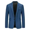 Męskie wiosny i jesień lato biznesowy płaszcz Casual Cuit Professional Formal Top Man Slim Handsome Wear 240110