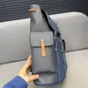 Дизайнерский рюкзак Christopher Satchel Рюкзак для багажа Дорожный рюкзак Винтажный холщовый воротник с покрытием Кожаный дизайнерский мужской рюкзак Унисекс Черный