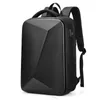 Mochila masculina de 15,6 polegadas para laptop expansível bolsa rígida TSA anti-roubo mochilas à prova d'água carregamento USB para viagens de negócios