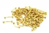 LOT50pcs Kostenloser Versand Körperschmuck Kristall Augenbrauen Piercing Curve Barbells 16g12mmx810x34mm 240109