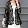 Damen-Bademode, Damen-Sommer-Kimono-Strickjacke, sonnenfeste Bluse, Boho-Stil, Strand-Spitze, Chiffon, Sonnencreme, Oberbekleidung, lässiges Langarm-Shirt