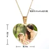 Halsketten DOREMI Edelstahl Benutzerdefinierte Bild Halskette Gravieren Namen Kette Anhänger Personalisierte Foto Benutzerdefinierte Schmuck Für Frauen Erinnerung Geschenk