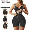 Taille Tummy Shaper MISTHIN Hoge taille Shapewear Dames Afslankende Bil Padded Hip Butt Lifter Enhancer Taille Dij Slim met Riem Body Q240110