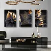 Oil Painting Golden Leaf Plant Decorative Home Porch Living Room Hanging Picture Frameless Core Drop Delivery Otytj