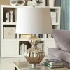 Table Lamps Fabric Lampshade Lamp Glass Foyer Bedroom El Lights Home Atmosphere Lighting Fixtures E27 90-265V