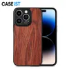 CASEiST Luxury Wooden Grain Phone Case Lens Protect Wood Pattern PC PU Leather Shockproof Mobile Covers For iPhone 15 14 13 12 11 Pro Max XS XR 7 8 Plus Samsung S23 22 Ultra