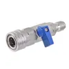 Uppgradera vattenpistolen snöskum Lance Högtryckstvättkulventilpaket med 3/8 eller 1/4 tum snabbanslutning Plug för Power Car Wash Pump Switch 4500 psi
