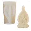 Baking Moulds Durable Islamic Candle Mold Christianity Family Gypsum Ornaments Resin Molds R7UB