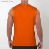 Men's Tank Tops Gym Tank Tops Mens Summer Running Vest Quick Dry Sports Sleeveless T Shirt O Neck Sportswear Fitness Clothing Basketball Jersey T240110