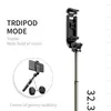 Stativ 2021 NY 4 IN1 Bluetooth Wireless Selfie Stick stativfällbar universal för smartphones för GoPro- och Sports Action -kameror