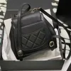 22b Tasche 10a Luxus Original Rucksack Qualität 20cm Frau Hohe Qualität Schule Designer Taschen Echtes Leder Schulter Wallte