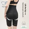 Flarixa pizzo a vita alta pancia piatta mutandine vita trainer body shaper pancia dimagrante culo sollevatore intimo donna pantaloncini di sicurezza 240109