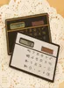 Calcolatrice Mini ultra sottile formato carta di credito Calcolatrice tascabile ad energia solare da 8 cifre2691852