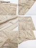 Sumuyoo-falda elegante de seda con lentejuelas para mujer, faldas largas con cintura caída, ropa de calle clásica, ropa femenina de moda 240110