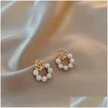 Arts And Crafts 2022 Design Earrings Female Temperament Simple Personality Wholesale High-End Drop Delivery Home Garden Dhhvg