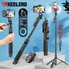 Monopods L16 1530mm Wireless Selfie Stick Tripod Stand Foldable Monopod for Gopro Action Cameras Smartphones Balance Steady Shooting Live