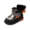 Boots Winter For Children Cotton Shoes Plush Warm Wareproof Kids Snow Student Boys Outdoor