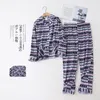 Plus Size 100% geborsteld katoenen pyjama sets Vrouwen winter sping mode plaid Lange mouwen nachtkleding pyjama pakken 240110