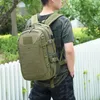 35 L Militaire camouflage rugzak waterdicht Reizen Voor man Assault Buiten Wandelen Kamperen Klimmen Heren Zwart Tactische rugzak 240110