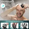 Kensen 5 i 1 Electric Shaver 7D Floating Cutter Head Rechargeble Shaver Kit för män IPX6 Vattentät skäggtrimmarhuvud Rakar 240110