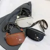 Mody kobiety w talii Fanny Pack Designer Crossbody Haft Haft skórzany luksusowe panie ramię 240110