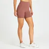 Aktive Shorts Wylosz Gym Damenbekleidung Yoga Fitness Sportbekleidung Workout Laufen Schnelltrocknend Eng Ultrahochelastisch Push-Up-Hüfte