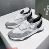 Playoff Deri Sneaker Berluti Erkekler Sıradan Ayakkabı Yeni Erkekler Gölgesi Koyu Desenli Düşük Üst Sneakers Hafif ve Nefes Alabilir Bir Adım Sneaker Hbtr