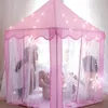 Portable Kids Toy Tipi Tent Ball Pool Princess Girl Castle Play House Children Small House Folding Playtent Baby Beach Tent 240109