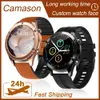 장치 Camason Smart Watch Dial Call Smartwatch Men Sport Fitness 팔찌 시계 시계 Android Apple Xiaomi Ect.bluetoothcall