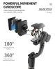 Stabilizatory ręczne gimbal smartfon Bluetooth Hands Darmowy stabilizator z Gimbal Składany kij selfie statyw do smartfona YQ240110