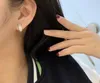 Stud Earrings 2024 Trend Classic High Quality Jewelry Sugar Crystal Round For Women Wedding Pure 925 Sliver Gift