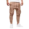 Pantaloni da uomo pantaloni da uomo casual alla moda tasche grandi tasche hip-hop harem pantaloni di alta qualità pantaloni sportivi soft maschi