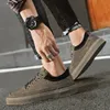 Men's casual shoes, anti slip branded leather shoes, fashionable Martin shoes, outdoor men's boat shoes, and puzzle top layer pig leather casual board shoes 38-44