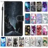 Mobiele telefoon hoesjes Bloempatroon Flip Case voor Samsung Galaxy A14 4G SM-A145F EEN 14 5G A146B Portemonnee Lederen telefoonhoesjes Stand Boek Cover BagsL240110