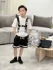 Luxury Baby T-shirts Backpack pattern print child tees Size 100-150 kids designer clothes summer boys girl Short Sleeve Jan10