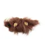 Kostiumy kotów 2024 Pet Dog Dress Up Kostium Emulation Lion Hair Mane Uszy czapka głowa jesień zimowy tłumik Produkty