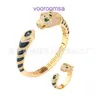 Carter Populära lyxdesigner Rings Creative Drip Lime Stripe Leopard Armband Ring Set Fashion Personlig stil Kvinnors hantverk med originallåda