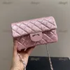 Mini bolsa crossbody feminina brilhante matelassê corrente acolchoada tendência bolsa de ombro vintage com aba bolsa de moedas de luxo porta cartão mala retrô bolsa de axilas pochete