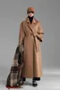 Maxmaras Women's Wrap Coat Camel Hair Coats Camel Fleece Double Sided Coat Women's Woolen Medium Long High Grade Feeling 2024 Autumn/Winter New Trend PI22A0846 RJ2J