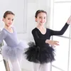 Fille Ballet Tutu robe dentelle Ballet enfants danse robe de soirée Performance Costume princesse mariage fille robe 2-8 ans 240109