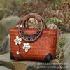 Totes Vintage Bamboo Sac Cérémonie de thé féminine Térémonie Téapotage Set DustStyLisheendibags