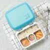 Servies Draagbare Lunchbox Bento BPA-vrije Picknickcontainer Voor Kinderen Verzegelde Salade Outdoor Camping Servies