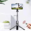 Stabilizatory selfie Stick Portable Bluetooth bezprzewodowy statyw statyw zewnętrznego uchwytu na zewnątrz aparat akcji na żywo zdjęcie iOS Uwaga 20 Stabilizator smartfonów YQ240110