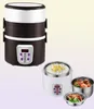 Multifunction electric Rice Cooker smart Appointment 3 Layers mini stainless steel heating cook lunch box Container Steamer 220V 22359137