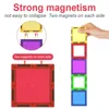 Magnetisches Bauset Modellbauspielzeug DIY Blöcke Fliesen Montessori Lernspielzeug für Kinder Geschenk 240110