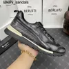 Berluti Business Leather Shoes Oxford Calfskin Handmade Top Quality Fast Track Low Top Sneakers Handmade Colored Casual Runningwq OGCM