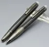 Top haute qualité noir en fibre de carbone stylo à bille stylo à bille papeterie fournitures de bureau écriture options lisses Pens5571772