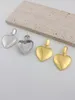 Dangle Earrings Exaggerated Metal Glossy Large Size Heart For Women European American Personality Vintage Jewelry Daily Accessories